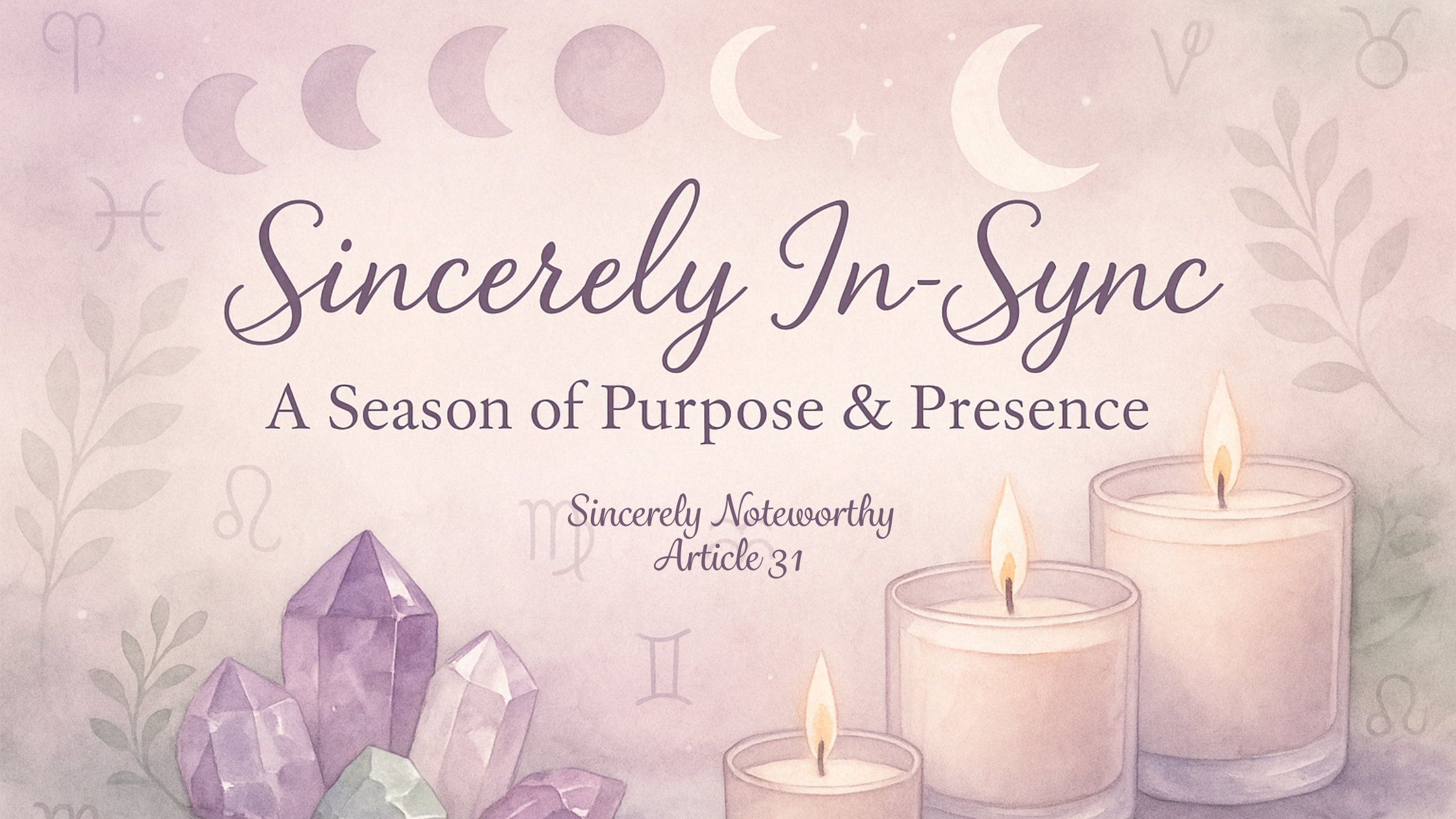 Sincerely May: A Month of Purpose, Planetary Rhythm & Presence