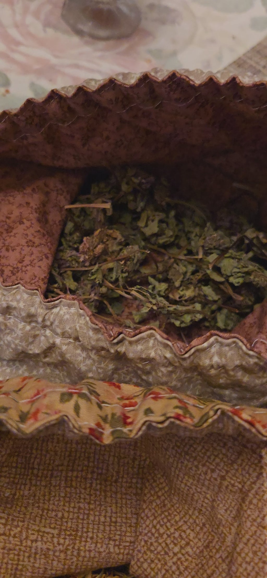 Handmade Herbal Drawstring Satchels
