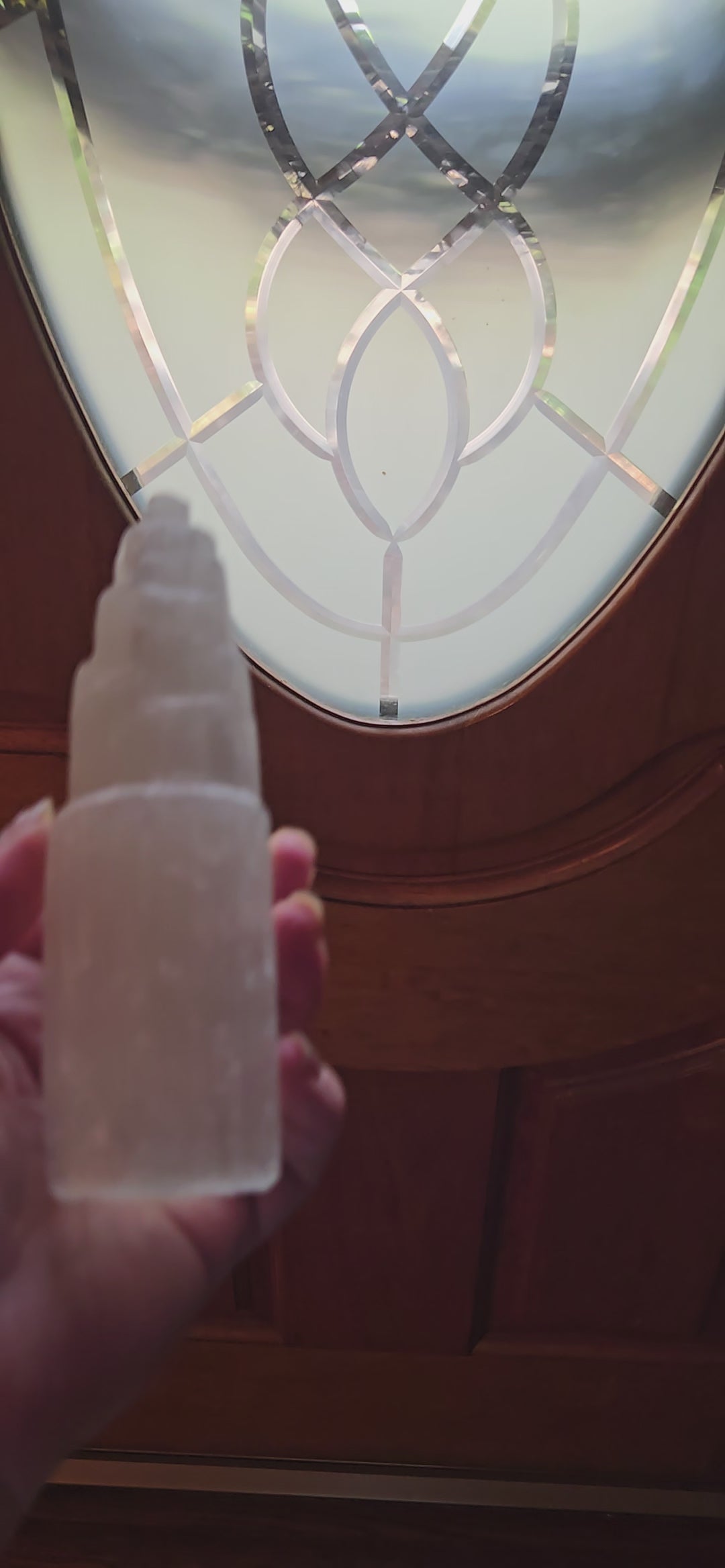 Raw Selenite Tower · 6 Inch